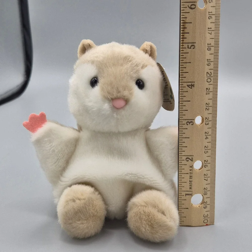 Aurora Palm Pals Sammy Squirrel Plush Tan Brown Forest Animal Toy 5 inch NEW